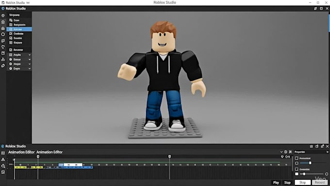 create combat and movement roblox character animation for your game