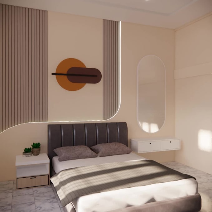 create sketchup 3d model and enscape rendering for interiors
