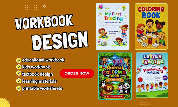 design educational, kids workbook, learning materials, preschool workbook layout