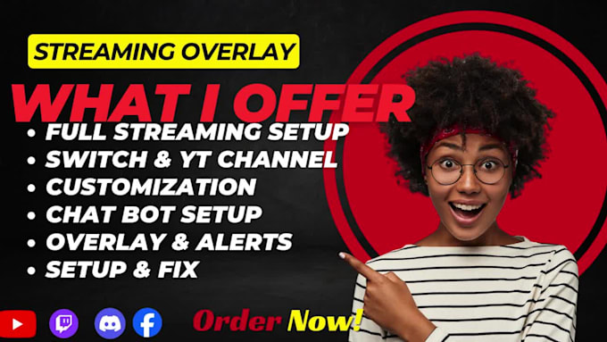 setup your streamyard, streamlabs, youtube podcast, obs overlay