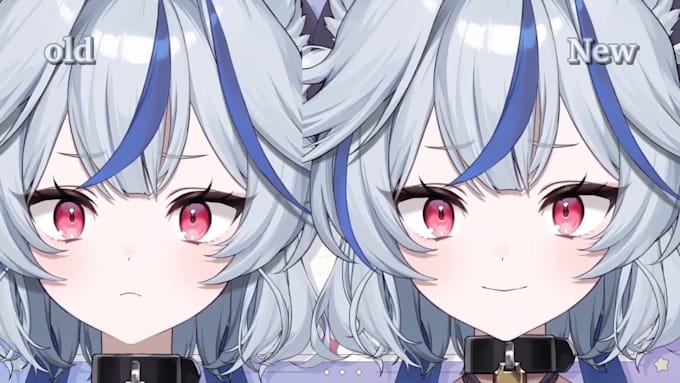 design live2d vtuber avatar, 2d vtuber model, live2d rigging anime avatar model