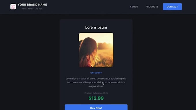 make a react vite, mobile first, stripe ready frontend template