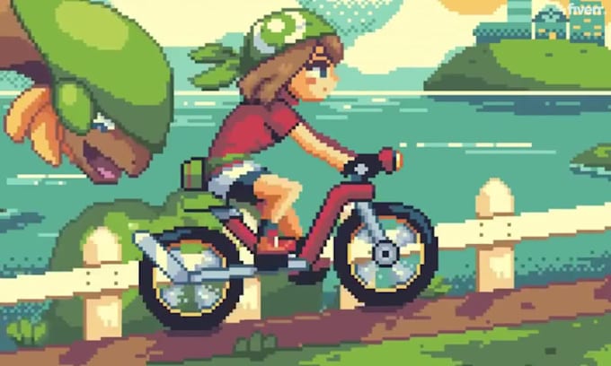 create pixel art character npc animation and sprite sheet for your game