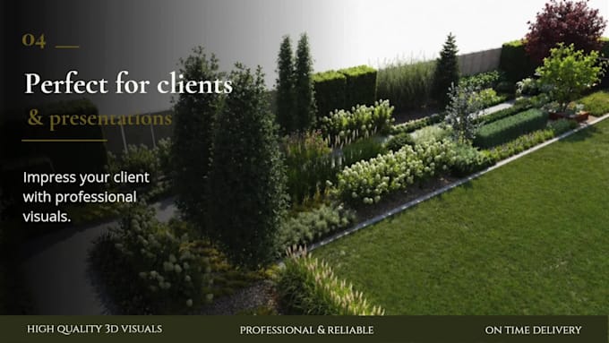 create 3d landscape visualization from your plan