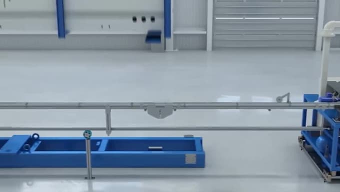 create 3d industrialization mechanical animation factory manufacturing process