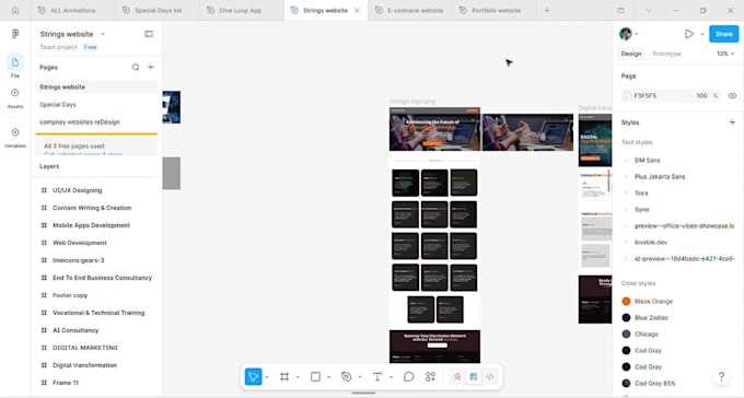 design a stunning, modern,high converting landing page or full website design