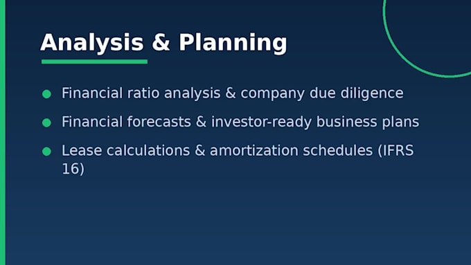 prepare financial statements, profit and loss and balance sheet