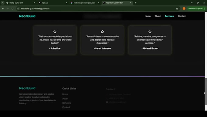 build responsive next website with tailwind css material ui