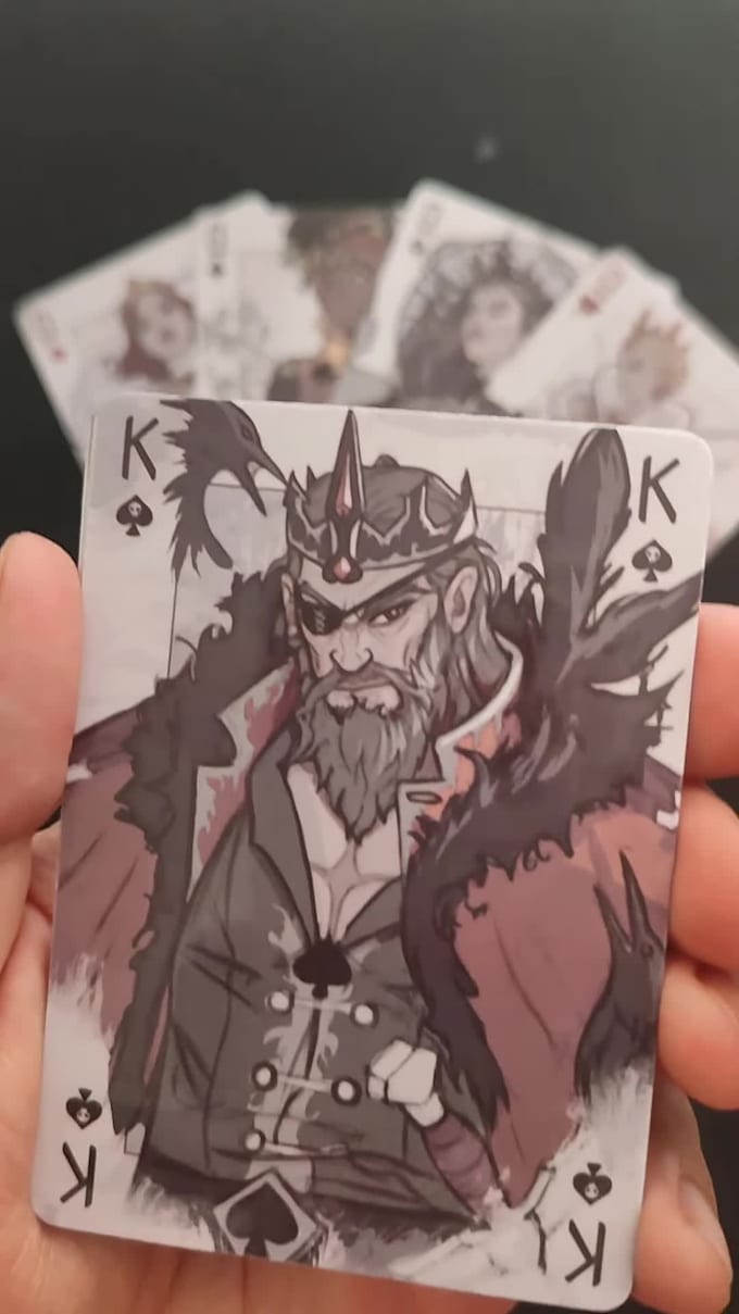 illustrate your card game, tcg, poker, tarot
