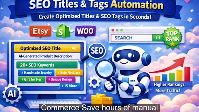 build a fully automated ecommerce seo listing tool