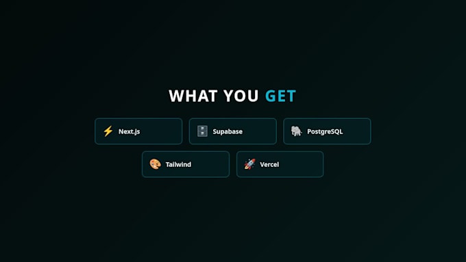 build a full stack nextjs app with supabase backend