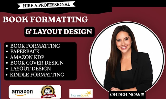 format your manuscript, layout design, ebook formatting, for amazon kdp