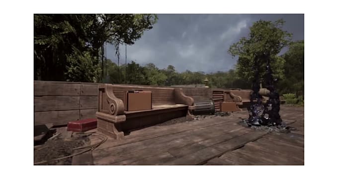 create low poly 3d game environments and assets for unity and unreal engine