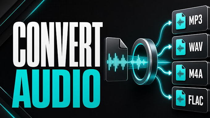 convert audio to mp3 wav m4a flac or any format