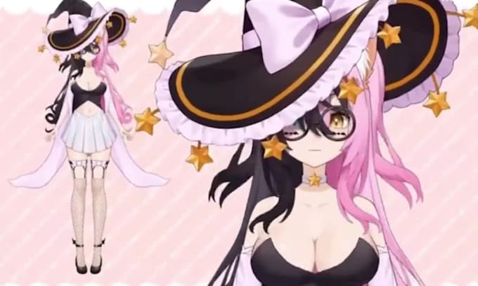 do live2d vtuber model and rigging, anime vtuber model rigging, vtube studio