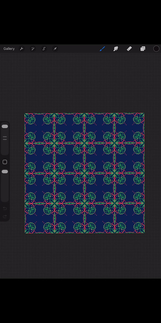 create  seamless textile repeat pattern