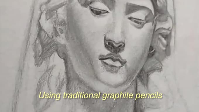 draw a realistic pencil sketch from your photo