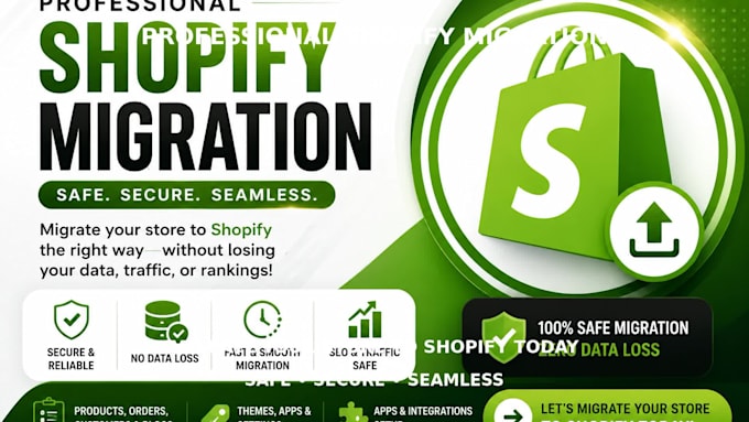 create shopify migration and transferring