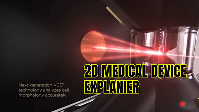 create custom 2d explainer video animation and 3d medical device video for you
