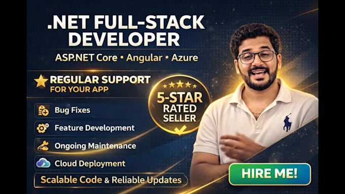 fix and troubleshoot dot net core web API and angular bugs