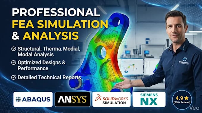 perform fea analysis using ansys abaqus solidworks