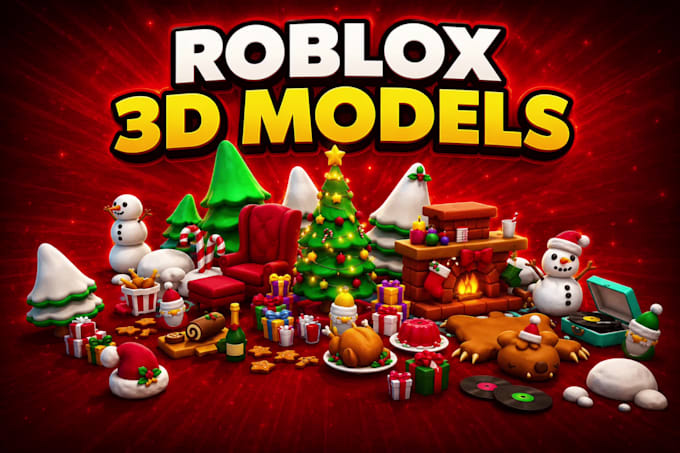 create high quality roblox 3d models, props and ugc items