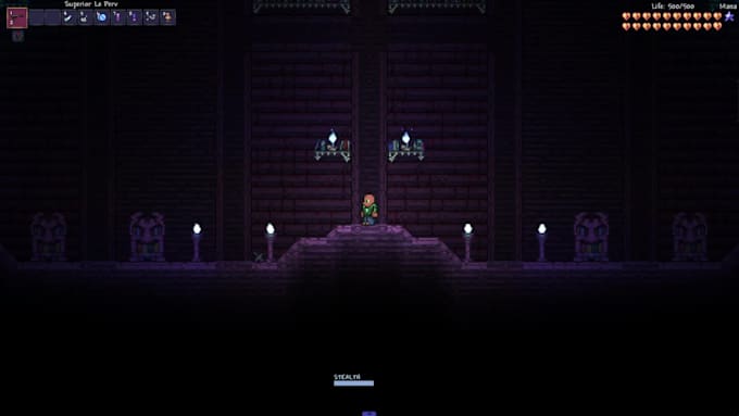 make code for terraria items, weapons and npcs