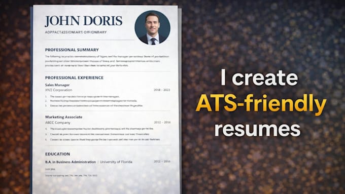 Design a professional ats resume that gets you hired by Lorgatstudio ...