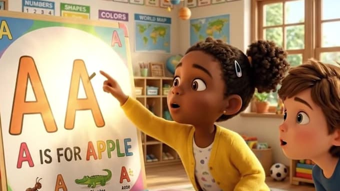 3d pixar style ai animation video ai 3d kids cartoon  3d ai cartoon animation