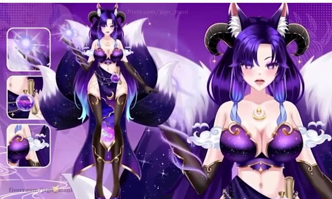 do nsfw 2d vtuber rigging live2d vtuber model anime vtuber commission vbridger