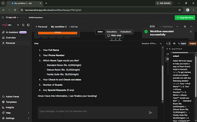 build an ai chatbot and customer support automation