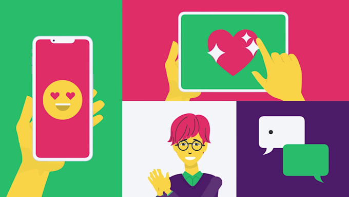 create explainer and 2d animated promotion video for marketing
