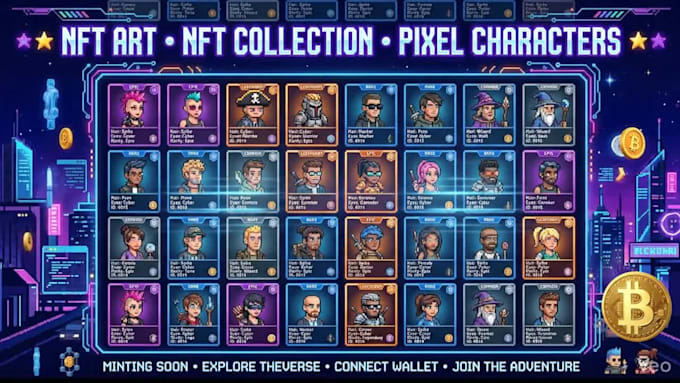 create nft characters nft art nft collections