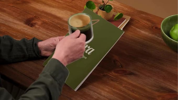 design a professional presentation folder