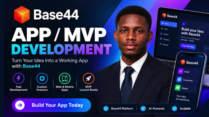 build base44 app base44 mvp base44 web app base44 developer base44 expert ai app