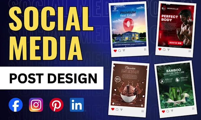 design 30 attractive posts for instagram and facebook