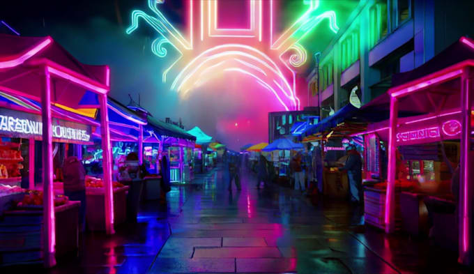 create stunning cyberpunk and sci fi ai concept art in 8k