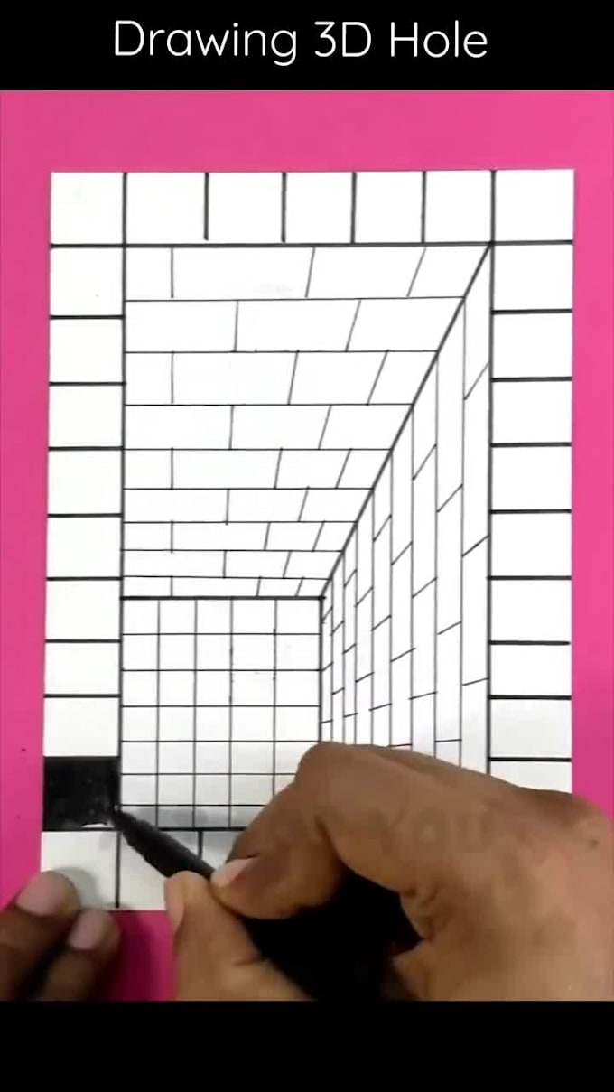 create luxury 3d floor illusion graphics and flooring artwork