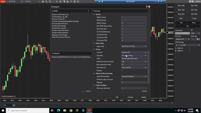 provide my ninjatrader auto strategy monthly