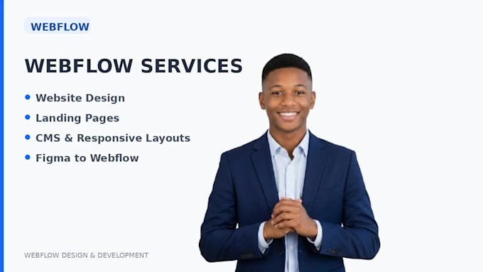 be your webflow developer for webflow website design