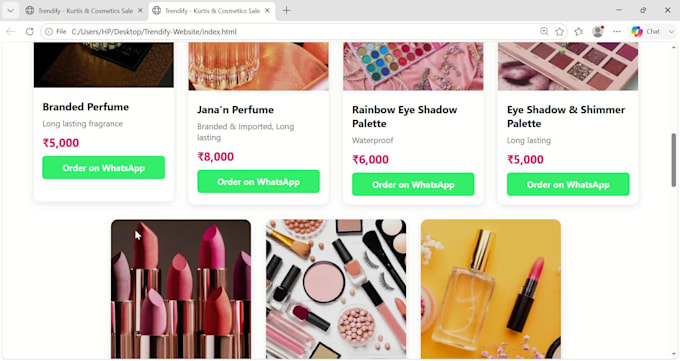 code responsive html CSS  website landing page