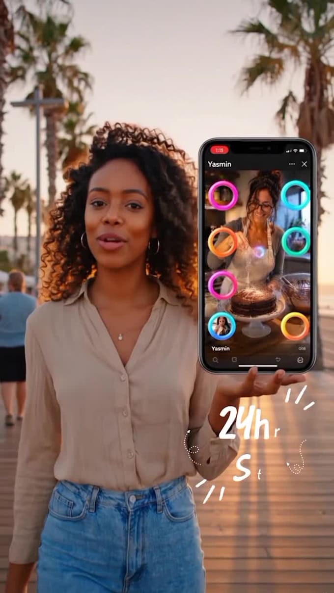 cinematic engaging ai product commercial
