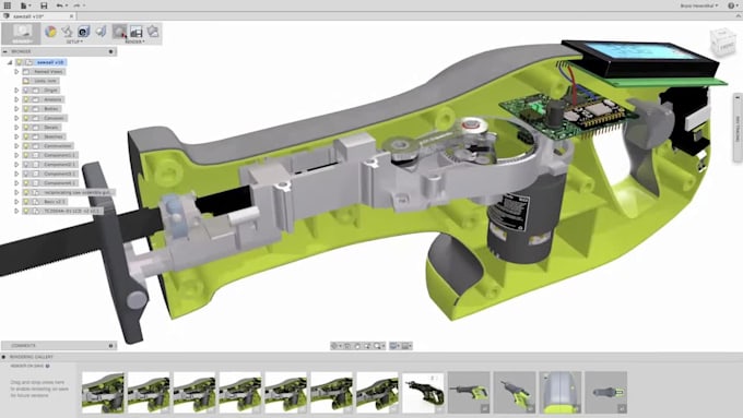 Do industrial product 3d cad design mechanical assembly fusion 360 cnc ...