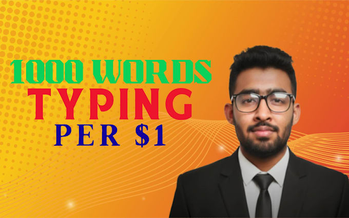 type scanned document, image, pdf and handwriting
