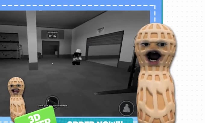 design custom ar vtuber burnt peanut 3d avatar for live streaming