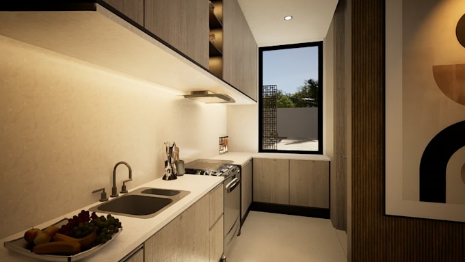 do interior, exterior designing, 3d modelling and rendering