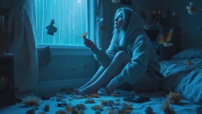 create a cinematic ai music video with animated lyrics and 4k visuals