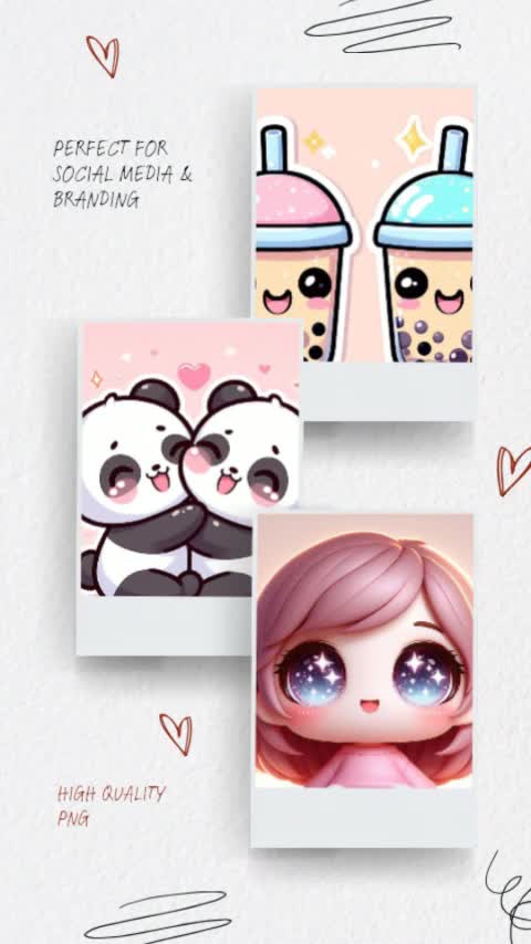 design cartoon sticker for your brand or personal use