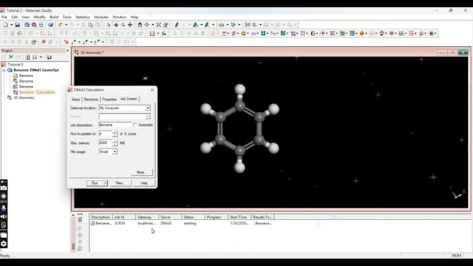 perform dft calculations and computation modeling projects