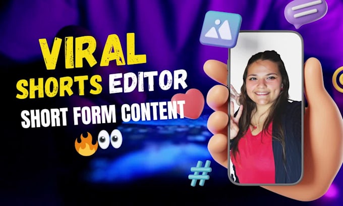 edit short form videos for tiktok, reels and youtube shorts